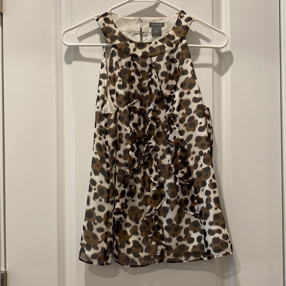 A beautiful 100% silk animal print